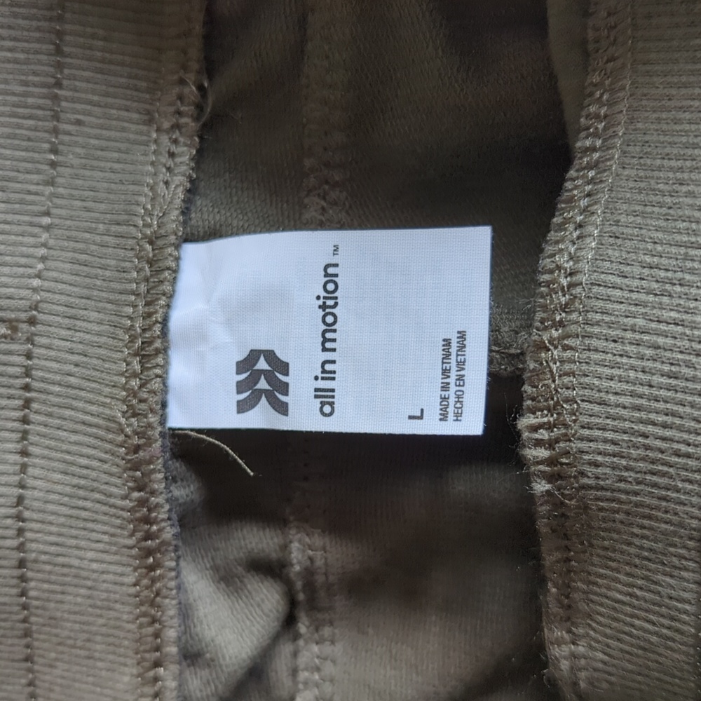 Women's All in Motion French Terry Shorts Hunter Green Size Large - Picture 7 of 8